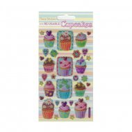 Scrapbooking - Card Making 3D Stickers CUPCAKES