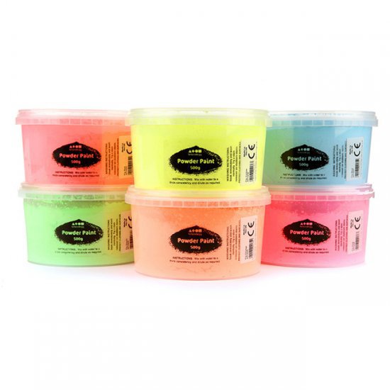 Poederverf 500 gr. Fluo Oranje Poederverf 500 gr. Fluo Oranje