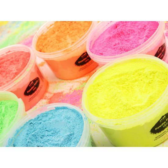 Poederverf 500 gr. Fluo Oranje Poederverf 500 gr. Fluo Oranje