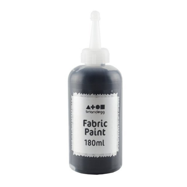 Textielverf 180 ml. Zwart