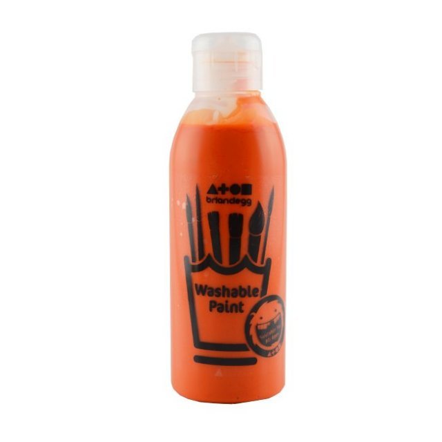 Uitwasbare Verf 300 ml. Oranje