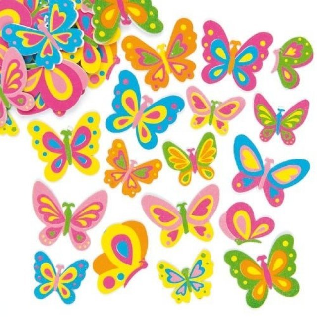 Foam Stickers VLINDER 102-dlg.