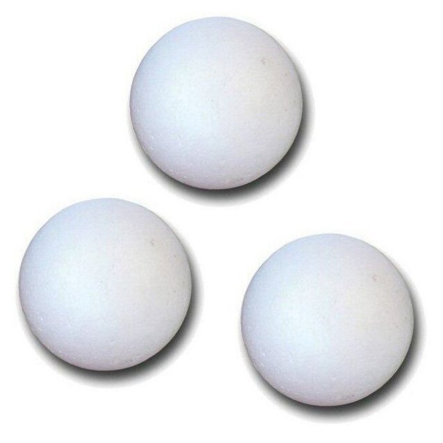 Piepschuim Bal 70 mm - 10 stuks