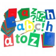 Sjabloonset Afwasbaar - Alfabet a - z