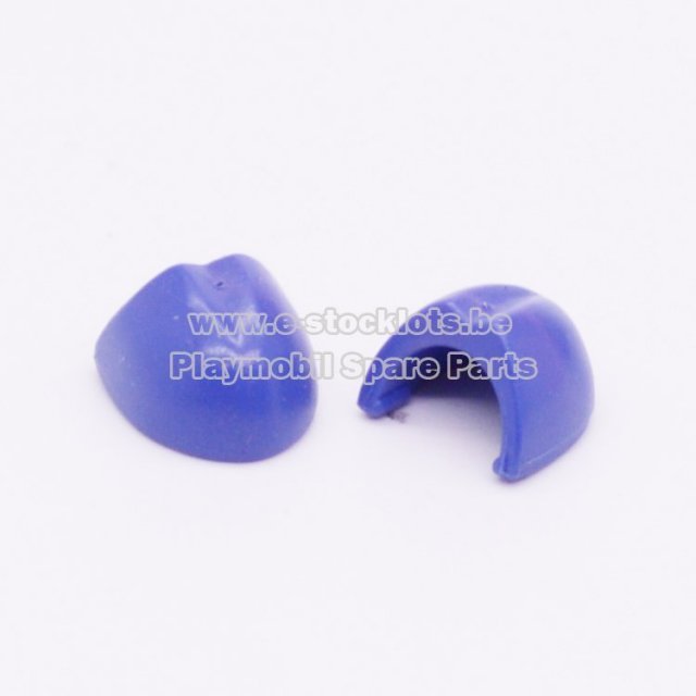 Playmobil 30256363 Schouderstukken Paar - Shoulder Piece Pair ,  groot uit kunststof in de kleur blauw. Geschikt vanaf 3+.
