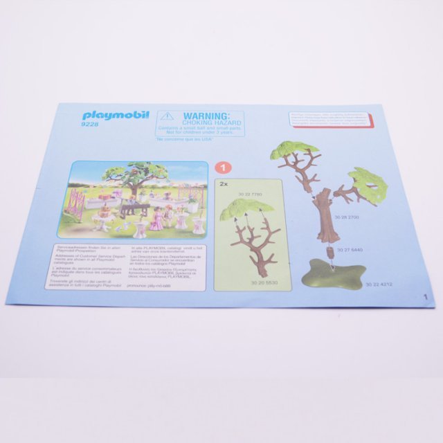 Playmobil 30806784 Handleiding - Set 9228 - Manual ,  groot uit papier in de kleur /. Geschikt vanaf 3+.