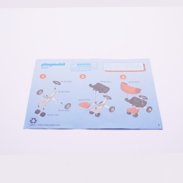 Playmobil 30824633 Handleiding - Set 5573 - Manual ,  groot uit papier in de kleur /. Geschikt vanaf 3+.