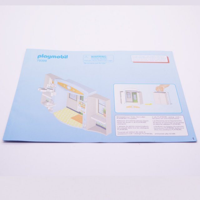 Playmobil 30826635 Handleiding - Set 70309 - Manual ,  groot uit papier in de kleur /. Geschikt vanaf 3+.