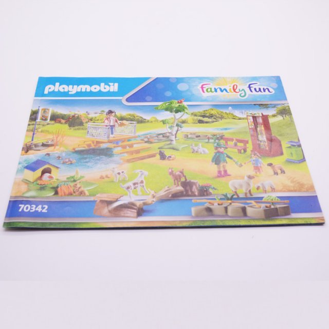Playmobil 30829625 Handleiding - Set 70342 - Manual ,  groot uit papier in de kleur /. Geschikt vanaf 3+.