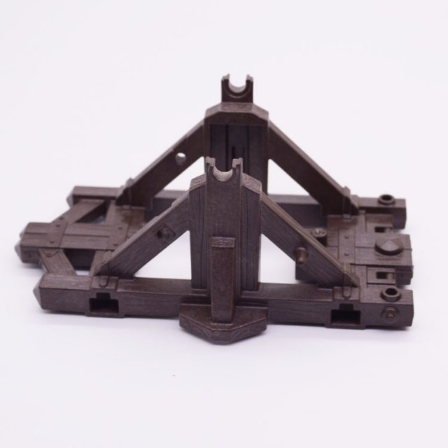 Playmobil 30217802 Houten Frame Kanon - D BR - Wooden Frame Cannon ,  groot uit kunststof in de kleur d.bruin. Geschikt vanaf 3+.