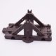 Playmobil 30217802 Houten Frame Kanon - D BR - Wooden Frame Cannon ,  groot uit kunststof in de kleur d.bruin. Geschikt vanaf 3+.