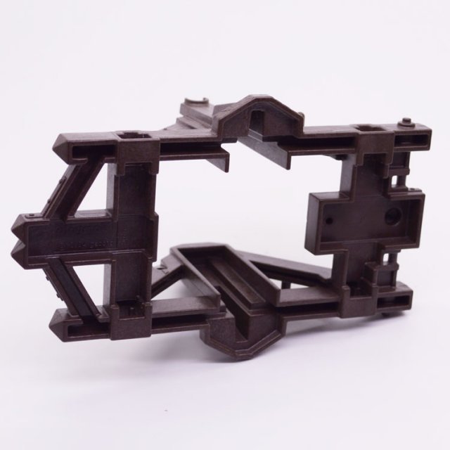 Playmobil 30217802 Houten Frame Kanon - D BR - Wooden Frame Cannon ,  groot uit kunststof in de kleur d.bruin. Geschikt vanaf 3+.