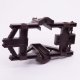 Playmobil 30217802 Houten Frame Kanon - D BR - Wooden Frame Cannon ,  groot uit kunststof in de kleur d.bruin. Geschikt vanaf 3+.