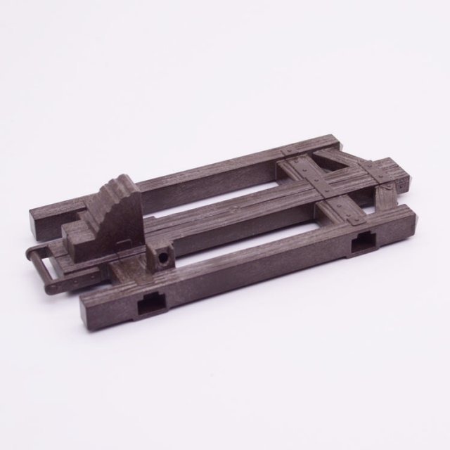 Playmobil 30218172 Onderstel Kruisboog - D BR - Base Ballista ,  groot uit kunststof in de kleur d.bruin. Geschikt vanaf 3+.