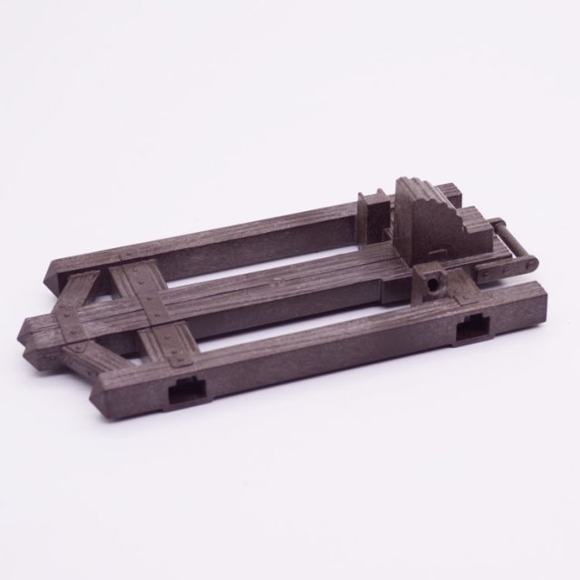 Playmobil 30218172 Onderstel Kruisboog - D BR - Base Ballista ,  groot uit kunststof in de kleur d.bruin. Geschikt vanaf 3+.
