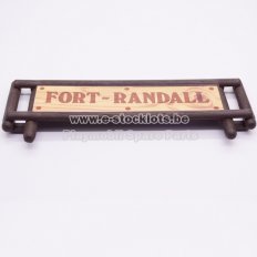 Playmobil 30025310 Naamplaat Fort Randall Geel - Sign Fort Randall