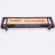 Playmobil 30025310 Naamplaat Fort Randall Geel - Sign Fort Randall ,  groot uit kunststof in de kleur bruin. Geschikt vanaf 3+.