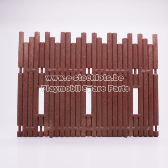 Playmobil 30027590 Palissade Muur - Wall Log ,  groot uit kunststof in de kleur bruin. Geschikt vanaf 3+.