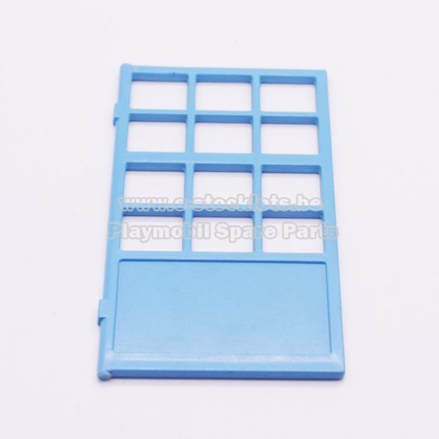 Playmobil 30051520 Glazen Deur - Door  Glazed ,  groot uit kunststof in de kleur l.blauw. Geschikt vanaf 3+.