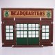 Playmobil 30027580 Voorgevel HQ Compleet - Front Wall HQ ,  groot uit kunststof in de kleur bruin. Geschikt vanaf 3+.