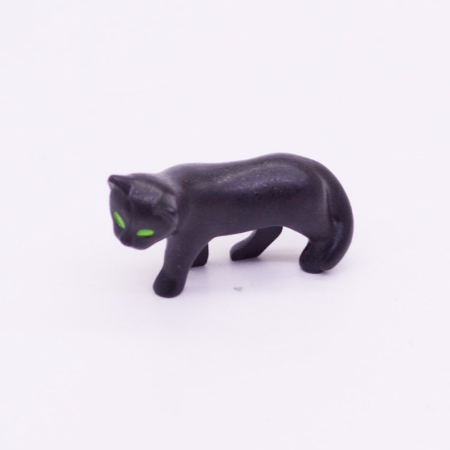 Playmobil 30222662 Kat Zwart Groen Ogen - Cat Black Green Eyes ,  groot uit kunststof in de kleur zwart. Geschikt vanaf 3+.