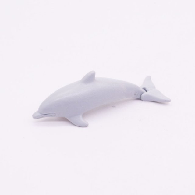 Playmobil 30653012 Dolfijn Jong - L GR - Dolphin Baby ,  groot uit kunststof in de kleur l.grijs. Geschikt vanaf 3+.