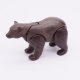 Playmobil 30657950 Bruine Beer Volwassen - Brown Bear Adult ,  groot uit kunststof in de kleur bruin. Geschikt vanaf 3+.