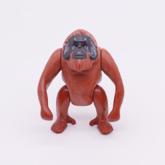 Playmobil 30660703 Orang-oetan Mannetje - BR D GR - Orang-utan Male ,  groot uit kunststof in de kleur r.bruin. Geschikt vanaf 3+.