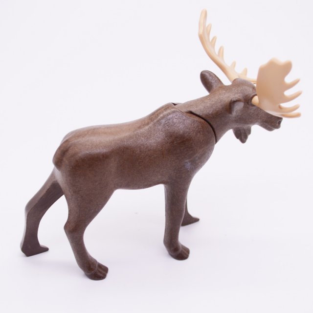 Playmobil 30664560 Eland - Moose ,  groot uit kunststof in de kleur d.bruin. Geschikt vanaf 3+.