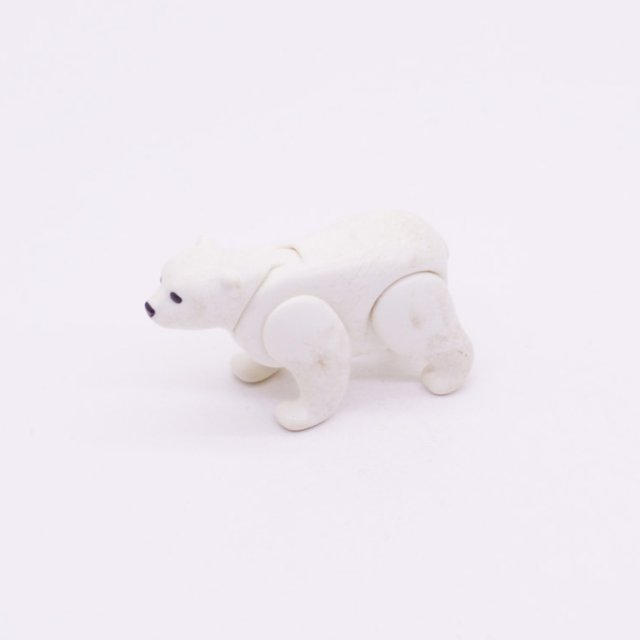 Playmobil 30666663 IJsbeer Baby - W - Polar Bear Baby ,  groot uit kunststof in de kleur wit. Geschikt vanaf 3+.