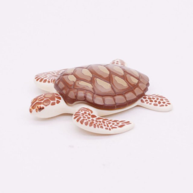 Playmobil 30667033 Zeeschildpad Volwassen - Seaturtle Adult ,  groot uit kunststof in de kleur beige. Geschikt vanaf 3+.