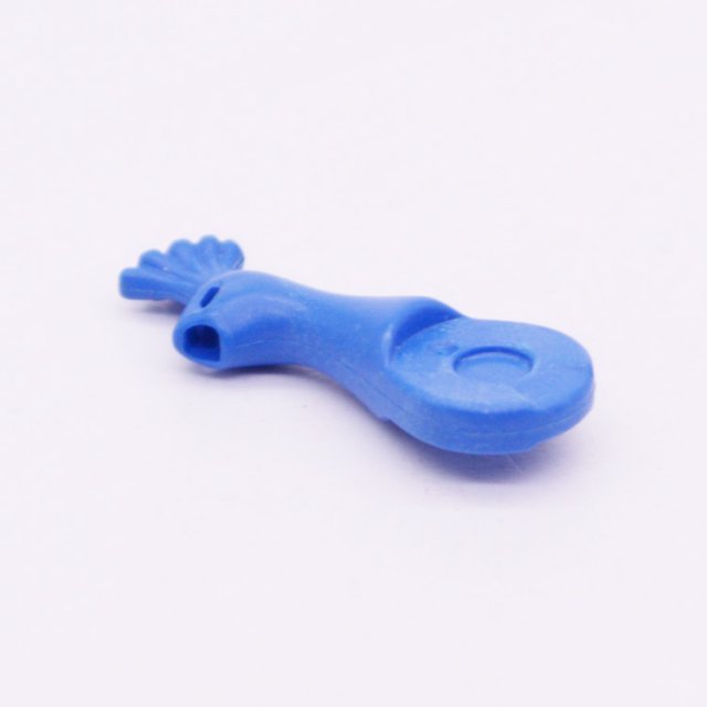 Playmobil 30024170 Pauw Hoofd - Peacock Head ,  groot uit kunststof in de kleur blauw. Geschikt vanaf 3+.