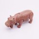 Playmobil p3547a 01 Nijlpaard Volwassen - BROKEN TAIL - Hippo Adult ,  groot uit kunststof in de kleur bruin. Geschikt vanaf 3+.