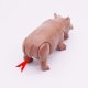 Playmobil p3547a 01 Nijlpaard Volwassen - BROKEN TAIL - Hippo Adult ,  groot uit kunststof in de kleur bruin. Geschikt vanaf 3+.