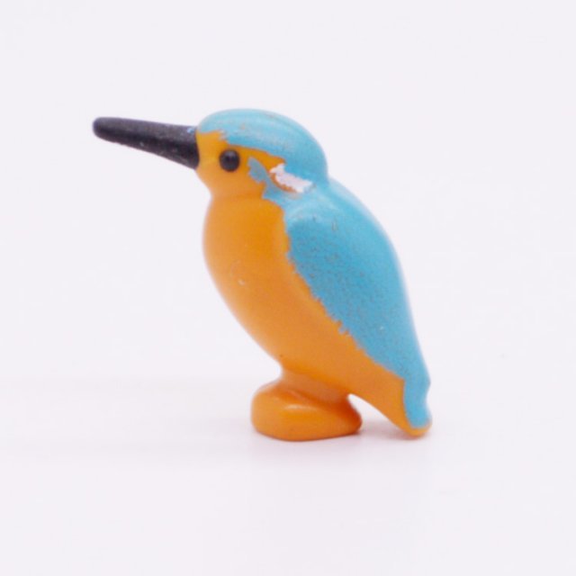 Playmobil 30644984 IJsvogel - Kingfisher Bird ,  groot uit kunststof in de kleur oranje. Geschikt vanaf 3+.