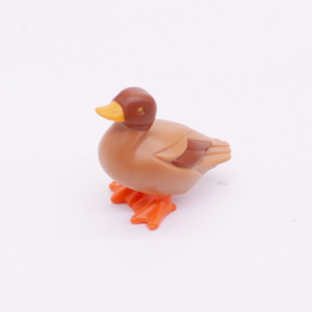 Playmobil 30665520 Eend Staand - BR - Duck Standing ,  groot uit kunststof in de kleur bruin. Geschikt vanaf 3+.