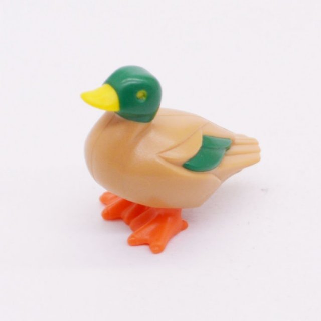 Playmobil 30665530 Eend Staand - Duck Standing ,  groot uit kunststof in de kleur huidkl.. Geschikt vanaf 3+.
