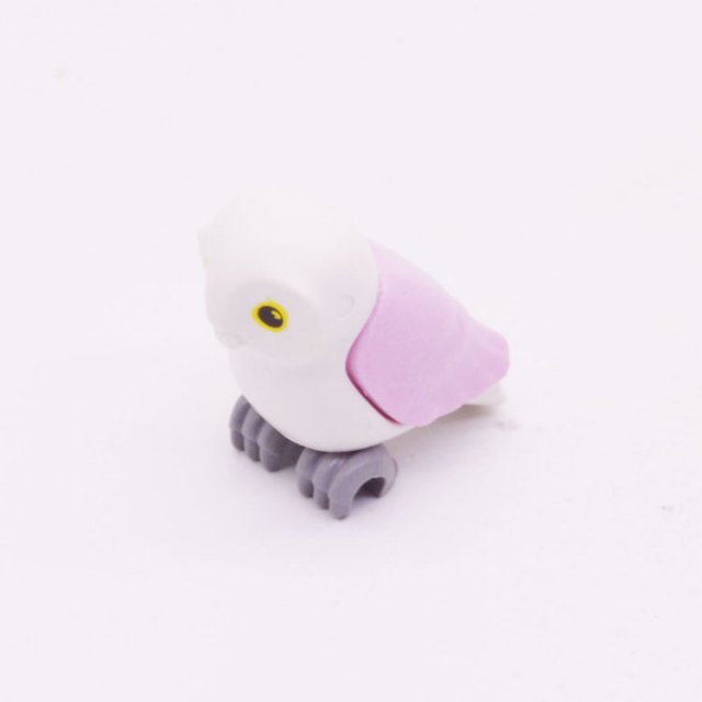 Playmobil 30672012 Uil Wit Roze - Owl White Pink ,  groot uit kunststof in de kleur wit roze. Geschikt vanaf 3+.