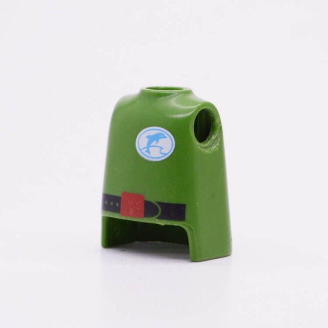 Playmobil 90010503 Torso Man Groen m Riem - Torso Men Green w Belt ,  groot uit kunststof in de kleur groen. Geschikt vanaf 3+.