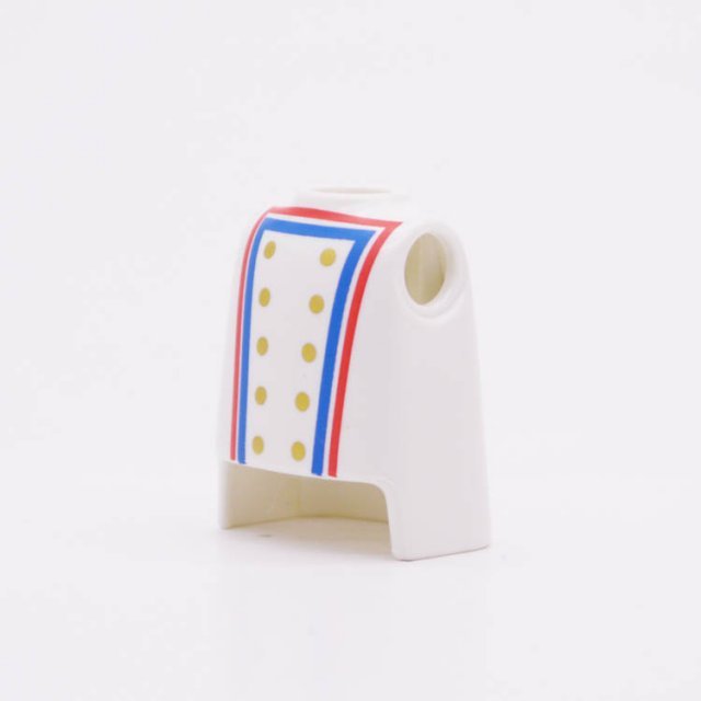 Playmobil 90010506 Torso Man Wit m Goud - Torso Men White w Gold ,  groot uit kunststof in de kleur wit. Geschikt vanaf 3+.