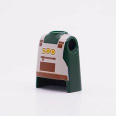 Playmobil 90010517 Torso Man Doi Groen m Salopet - Torso Men Da Green w Overall
