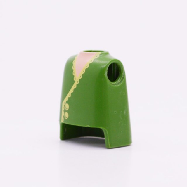 Playmobil 90010523 Torso Man Groen m 2 Knopen - Torso Men Green w 2 Buttons ,  groot uit kunststof in de kleur groen. Geschikt vanaf 3+.