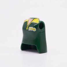 Playmobil 90011503 Torso Vrouw Groen m Zoo Logo - Torso Woman Green w Zoo Logo