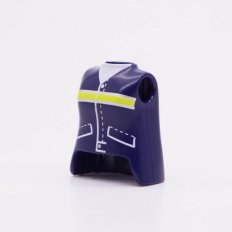 Playmobil 90011509 Torso Vrouw Blauw Uniform - Torso Woman Blue Uniform