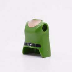 Playmobil 90011510 Torso Vrouw Groen m Riem - Torso Woman Green w Belt