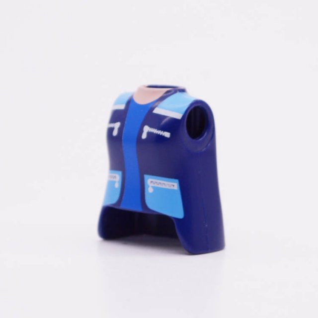 Playmobil 90011511 Torso Vrouw Blauw m Zakken - Torso Woman Blue w Pockets ,  groot uit kunststof in de kleur blauw. Geschikt vanaf 3+.