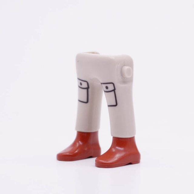 Playmobil 90010011 Benen Grijs Broek Br Schoenen - Legs Grey Pants Br Shoes ,  groot uit kunststof in de kleur grijs. Geschikt vanaf 3+.