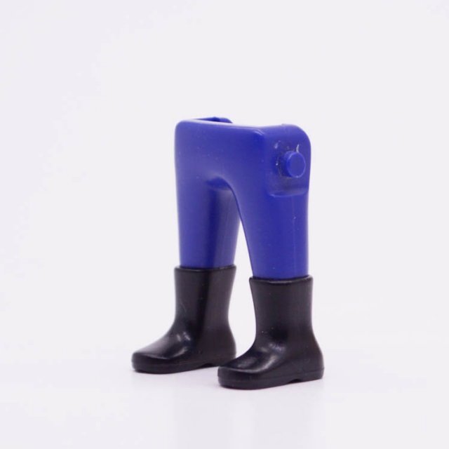 Playmobil 90010014 Benen Bl Broek Zw Laarzen - Legs Blue Pants Bl Boots ,  groot uit kunststof in de kleur blauw. Geschikt vanaf 3+.