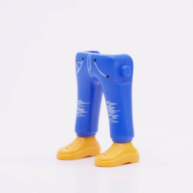 Playmobil 90010019 Benen Blauw Broek Ge Schoenen - Legs Blue Pants Ye Shoes ,  groot uit kunststof in de kleur blauw. Geschikt vanaf 3+.