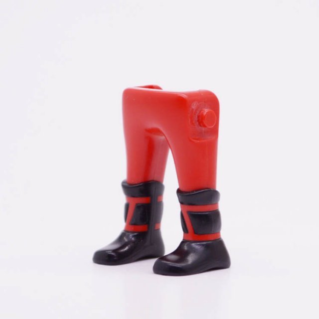 Playmobil 90010020 Benen Rood Broek Zw Laarzen - Legs Red Pants Bl Boots ,  groot uit kunststof in de kleur rood. Geschikt vanaf 3+.
